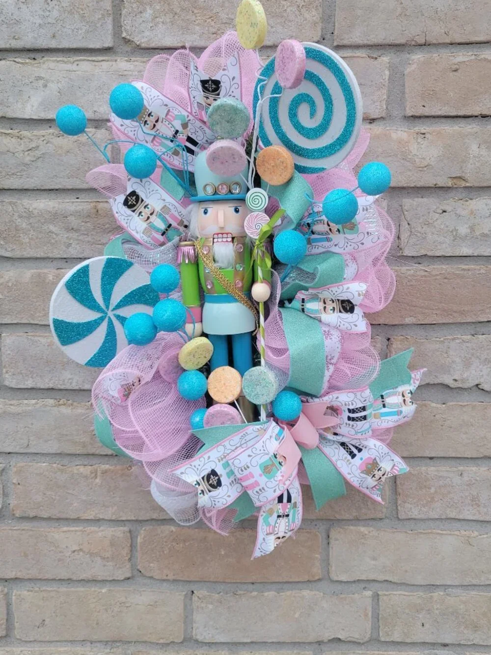 Christmas NutcrackerSwag(Candy Themed)